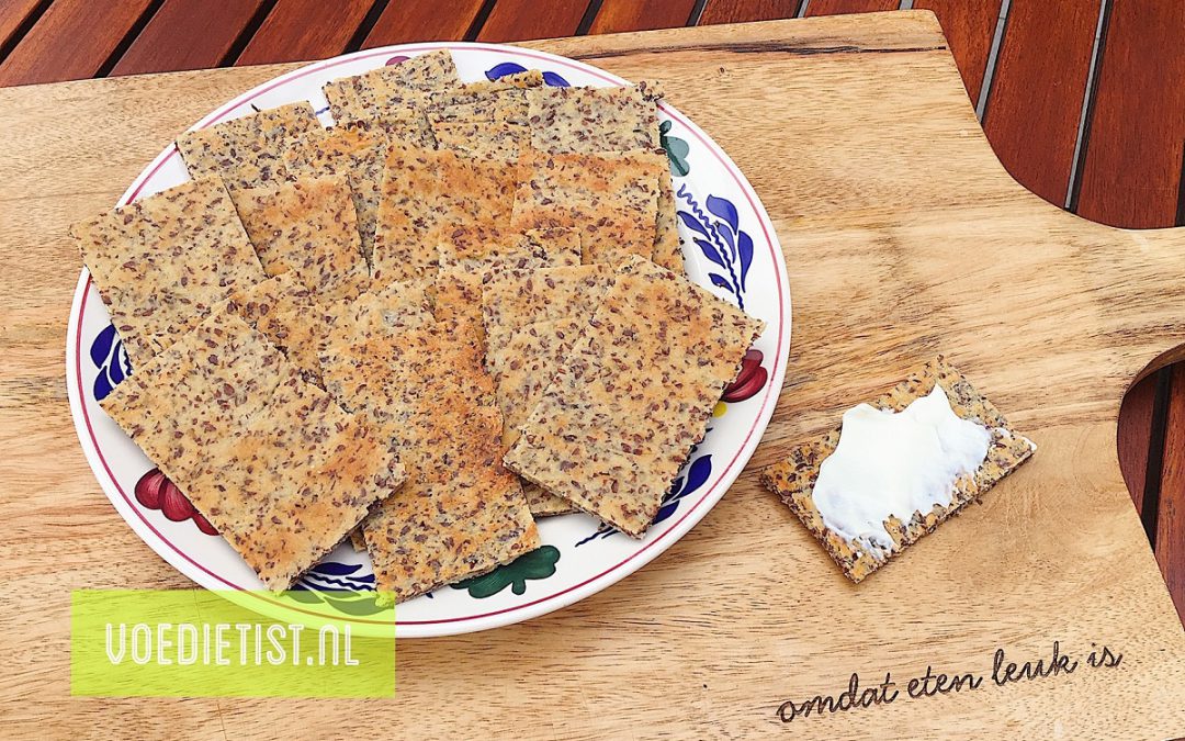 Recept: Koolhydraatarme crackers
