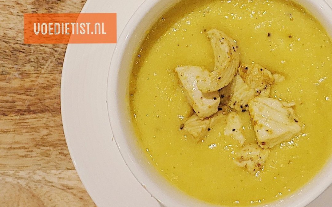 Recept: Maïssoep met kipstukjes