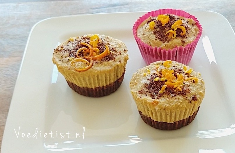 Recept: No bake sinaasappel crème cupcakes