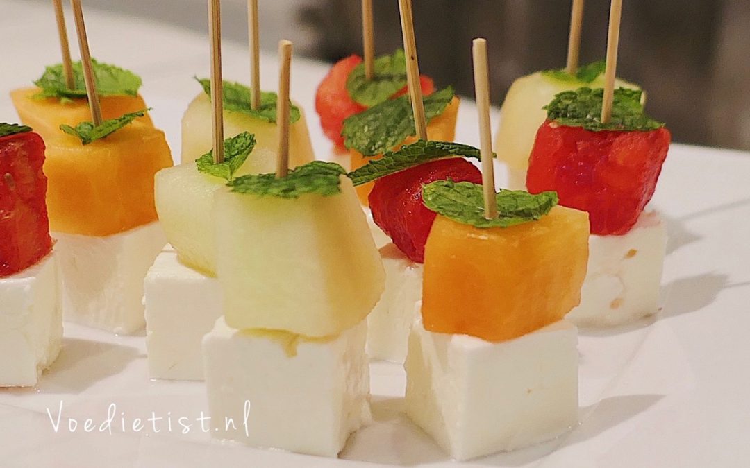 Recept: Feta-meloen (borrel)hapje