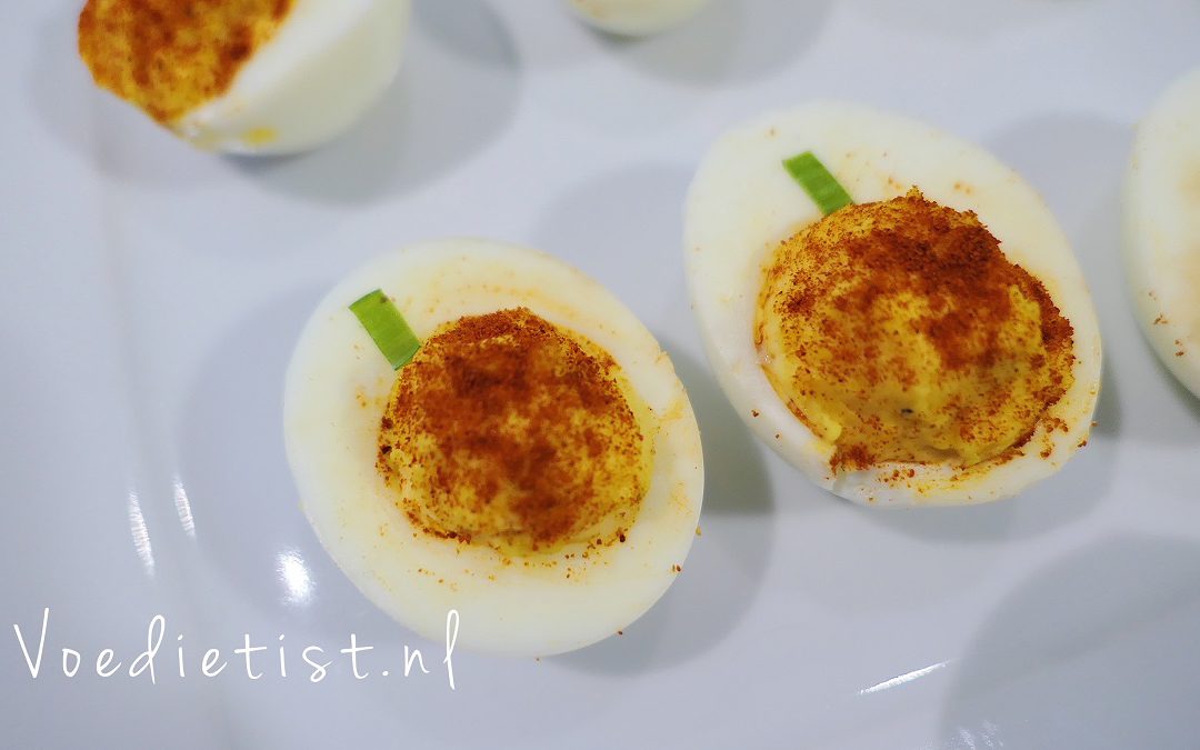 Halloweenrecept: Gevulde (pompoen)eieren