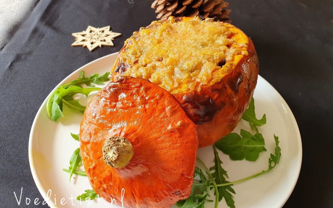 Kerstrecept #5: Gevulde pompoen (hoofdgerecht)