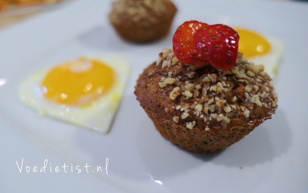 Valentijnsdagrecept: Havermoutmuffin met ei