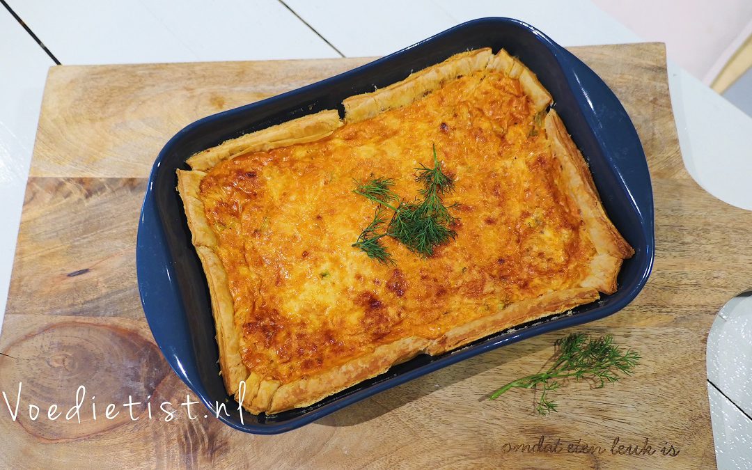 Recept: Tomaten-zalmtaart