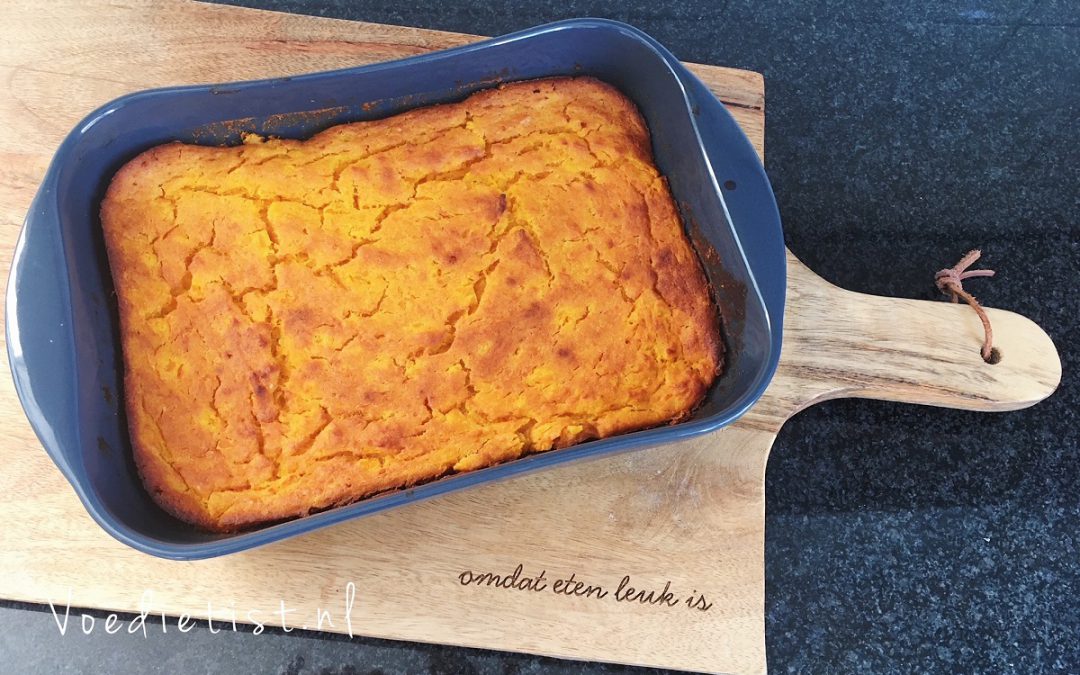 Recept: Zoete pompoentaart