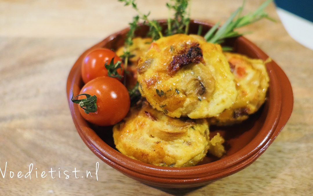 Recept: Eiermuffins met champignons