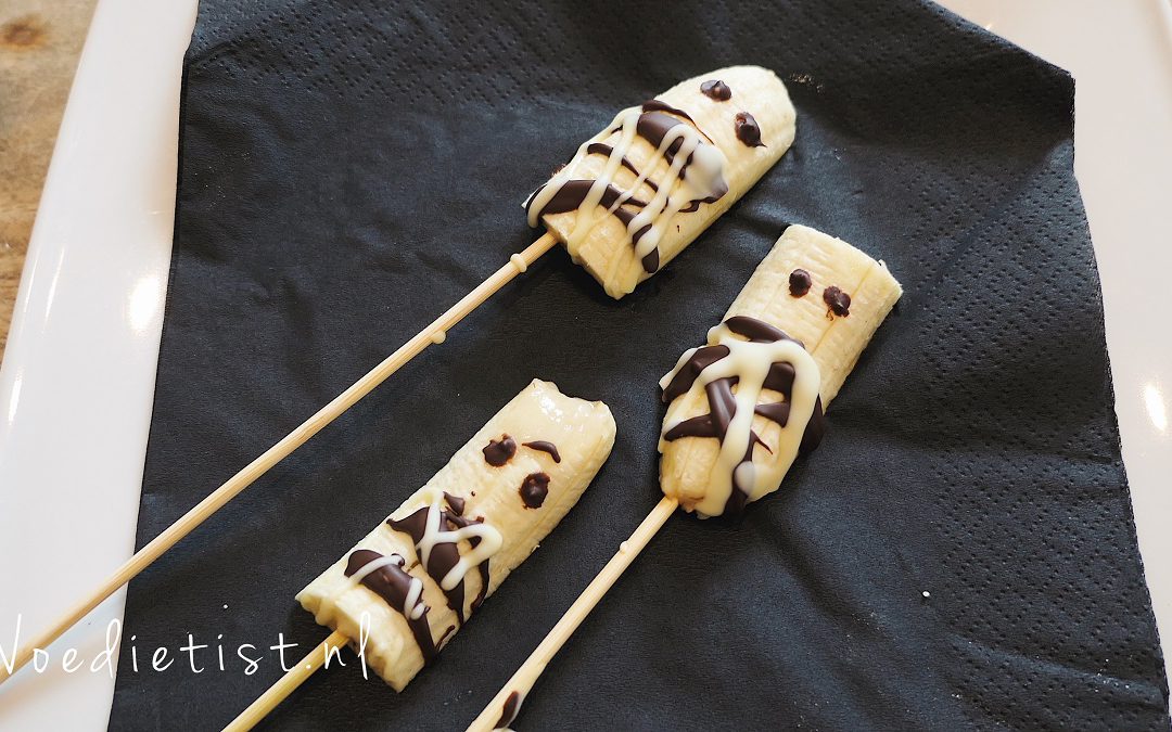 Halloweenrecept: Bananenspookjes met pure chocola