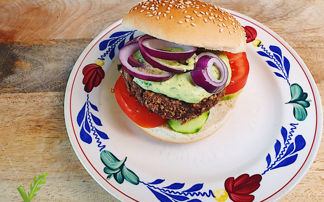 Recept: Plantaardige black bean burger